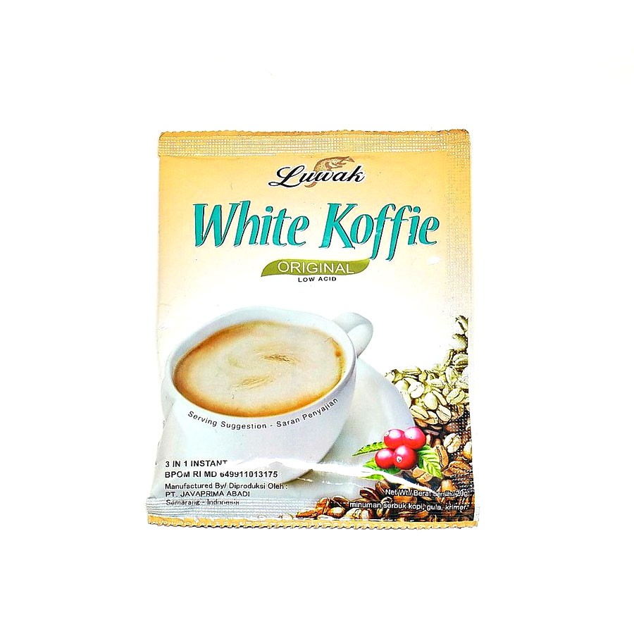 

Luwak White Cofee Original ( 1 renceng, isi 10 x @ 20 gr )