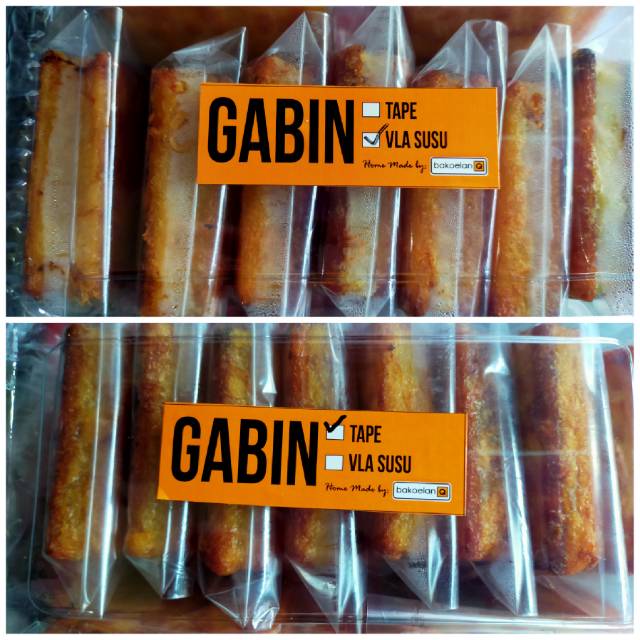 

gabin tape dan vla susu