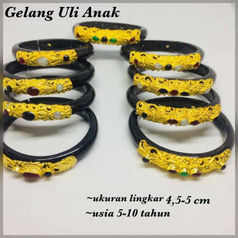 gelang uli Anak usia 3bulan-10tahun/warna dan motif random
