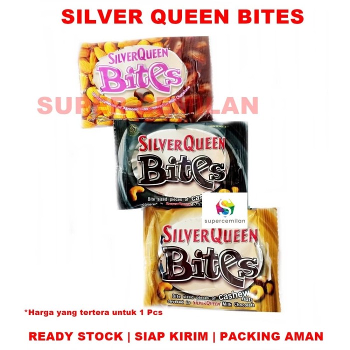 

COKELAT- SILVER QUEEN / SILVERQUEEN BITES - COKELAT ANEKA VARIAN - CASHEW -COKELAT.