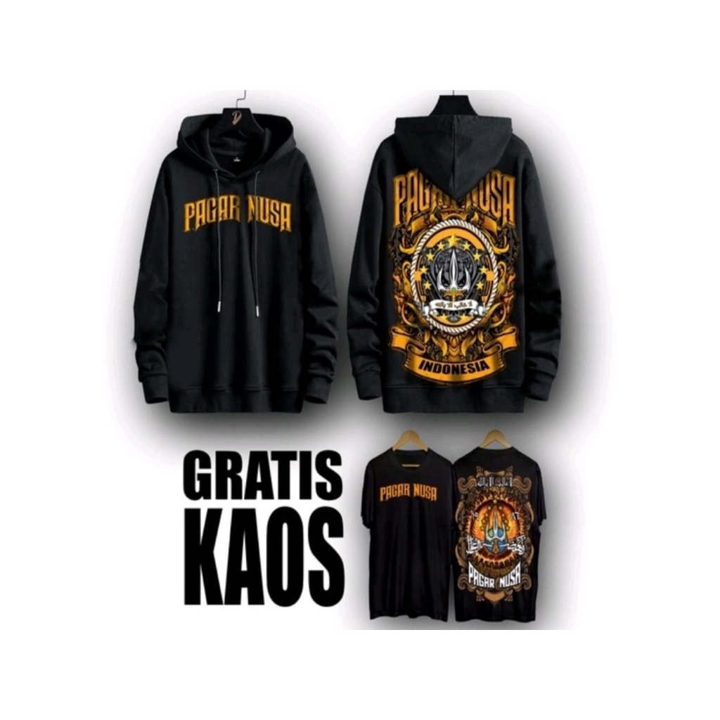 (COD) Hodie Pagar Nusa Indonesia / Kaos Pagar Nusa Indonesia / Hodie Pendek Pagar Nusa Indonesia / P