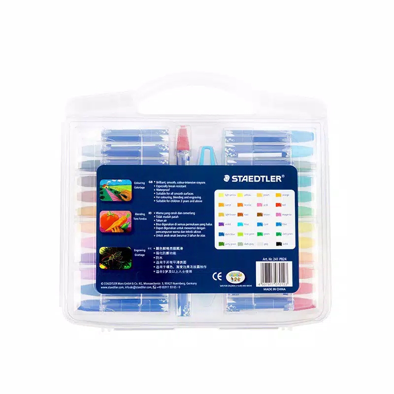 Staedtler Jumbo Oil Pastel Box - 24 warna