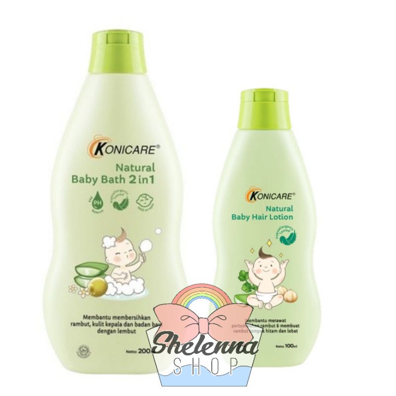 Konicare Baby Bath 2in1/ Konicare Baby Hair Lotion / sabun mandi bayi 200 ml 100ml