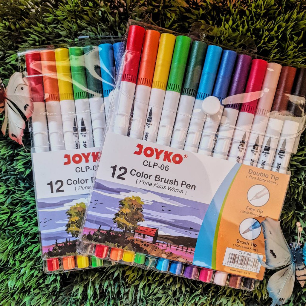 

JOYKO BRUSH PEN 12 WARNA [1 SET]