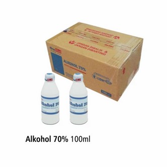 Alkohol 70% 100ml onemed / 100cc Alcohol 70% aseptik