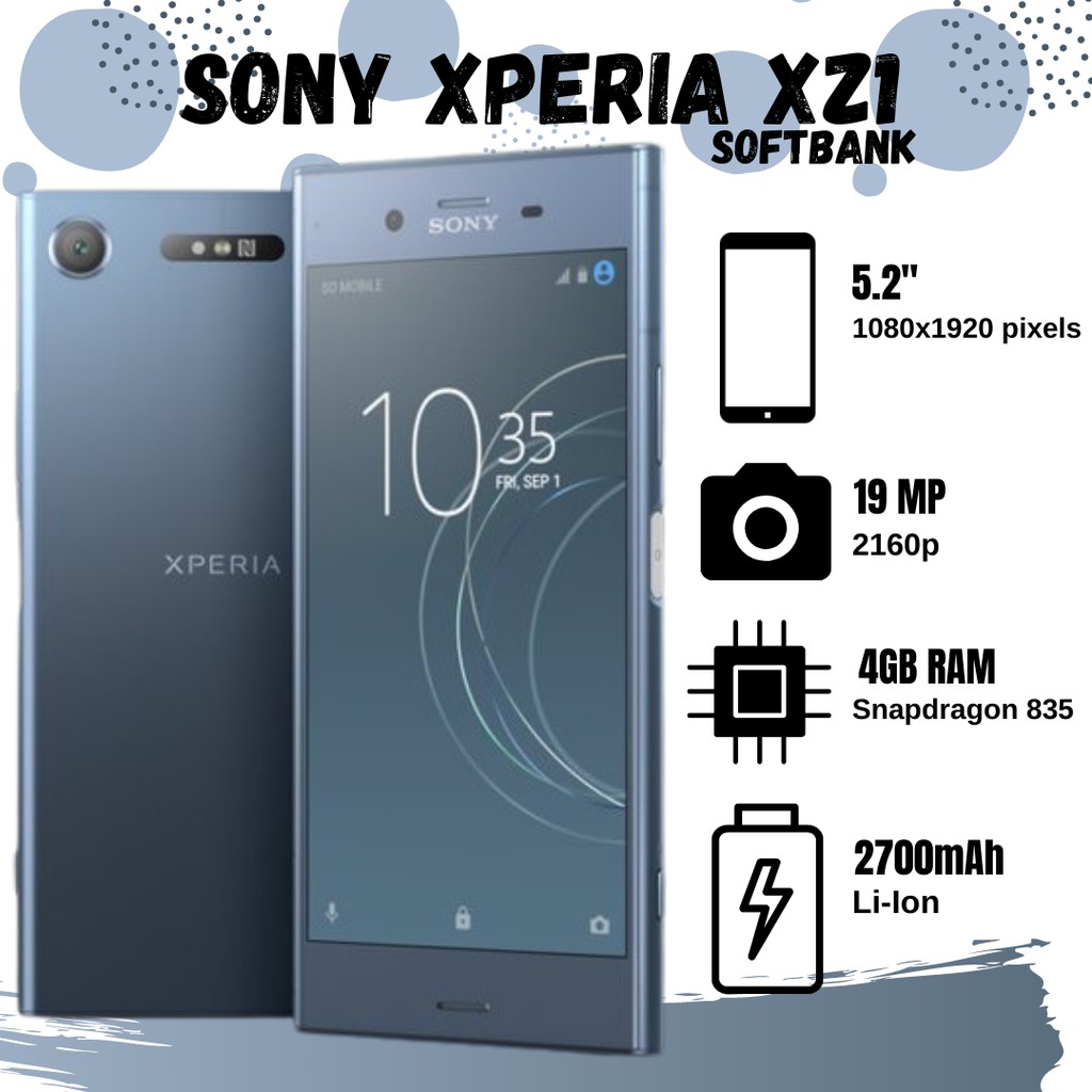 SONY XPERIA XZ1 SOFTBANK - Fullset - Second Original - Snapdragon 835 - Tahan Air&Debu - BERGARANSI