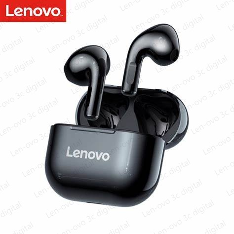 Asli Lenovo LP40s TWS Wireless Earphone Bluetooth 5.0 Dual Stereo Pengurangan Kebisingan Bass Kontrol Sentuh Siaga Panjang 230 mAh