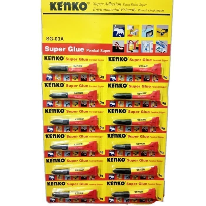 

Lem Super Glue Kenko Harga 1 lusin
