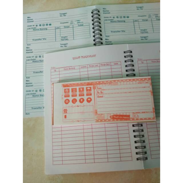

Paket Buku Catatan Olshop