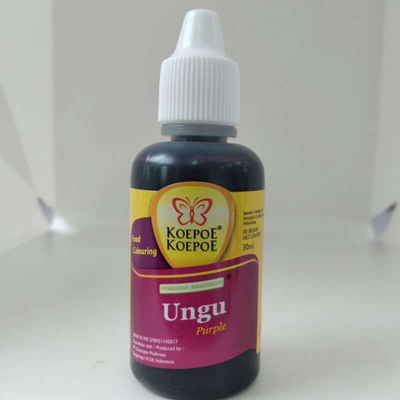 

pewarna makanan ungu 30 ml(koepoe-koepoe)