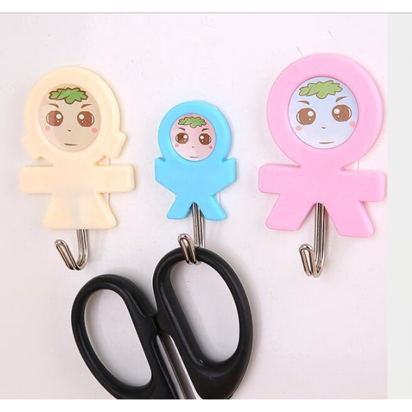 Gantungan / Hook Happy Family Tempel Ditembok Keramik - HBH096