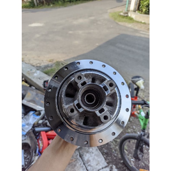 tromol belakang rx king bubut cnc (gilap) bahan ori pnp gl mp cb