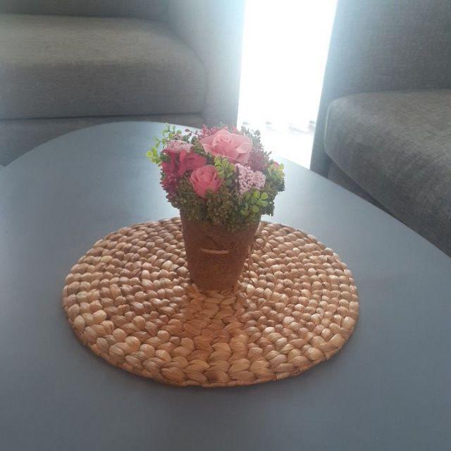 Bondan Placemat. Tatakan Piring Enceng Gondok