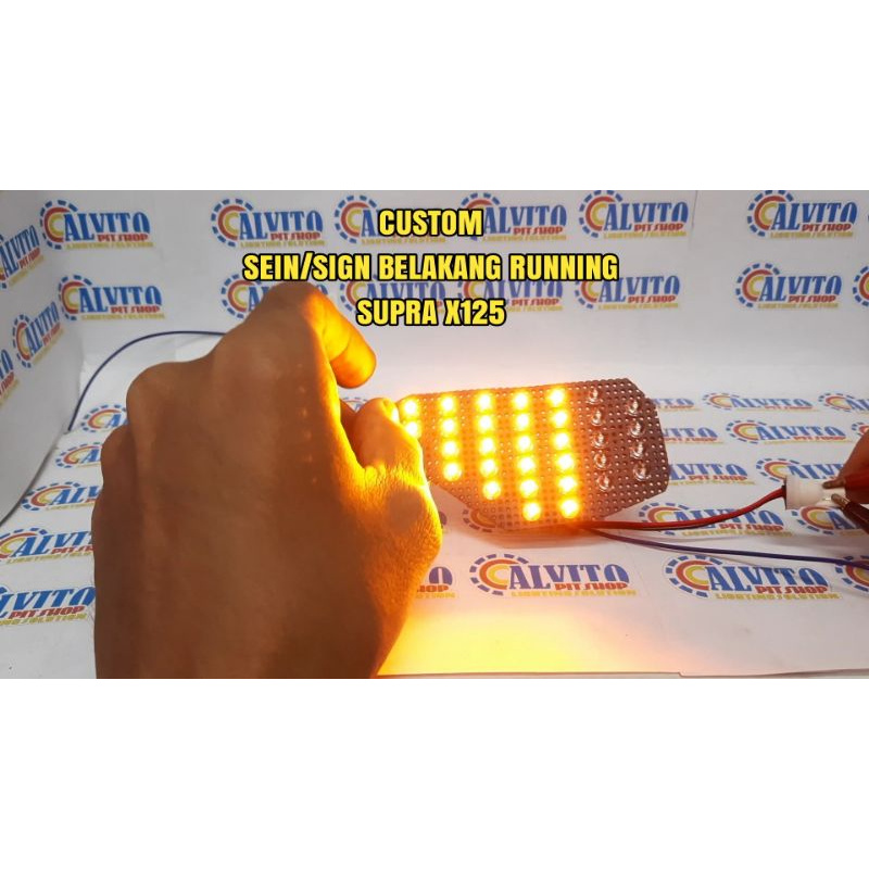 Sein Running Belakang Motor, Custom Sein Running