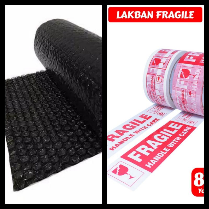 

Tambah Bubble Wrap dan Lakban Fragile