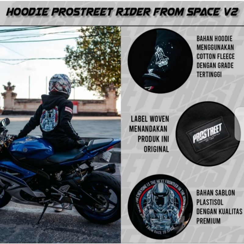 HOODIE PROSTREET RIDER FROM SPACE V2