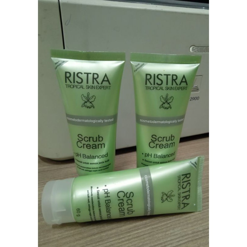 Scrub cream ristra