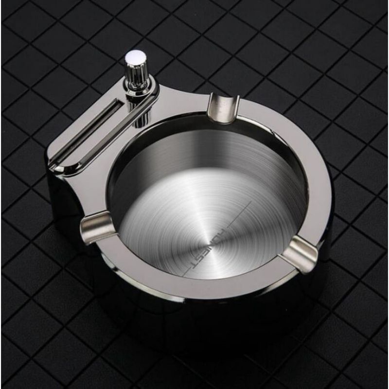 Asbak  Korek Gesek HONEST BCG002-1 Personality Creative Metal Gift Living  Room Decoration  Ashtray