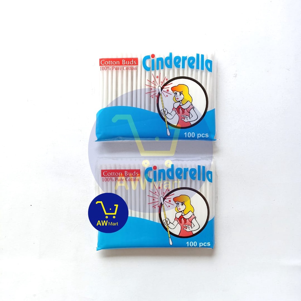 COTTON BUDS CINDERELLA, SELECTION ISI 100 PCS &amp; ISI 50 PCS - CUTTON BUD SELECTION ISI 100PCS