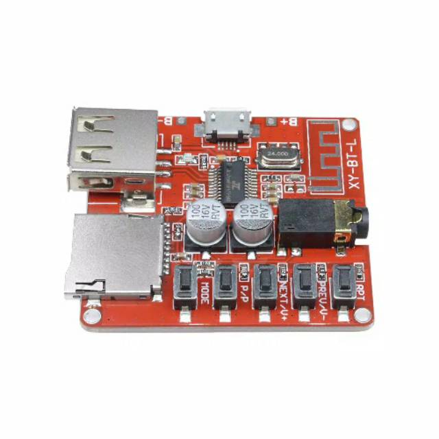 DIY Audio modul bluetooth 4.1 dengan USB + sdcard stereo bisa MP3 WAV