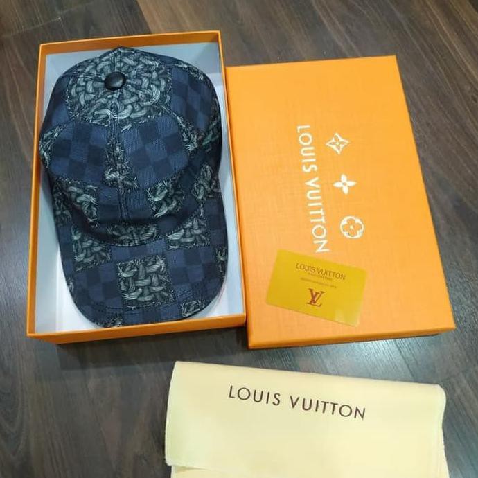 KREDIT TOPI COWO~ TOPI PRIA BASEBALL LOUIS VUITTON IMPORT MURAH