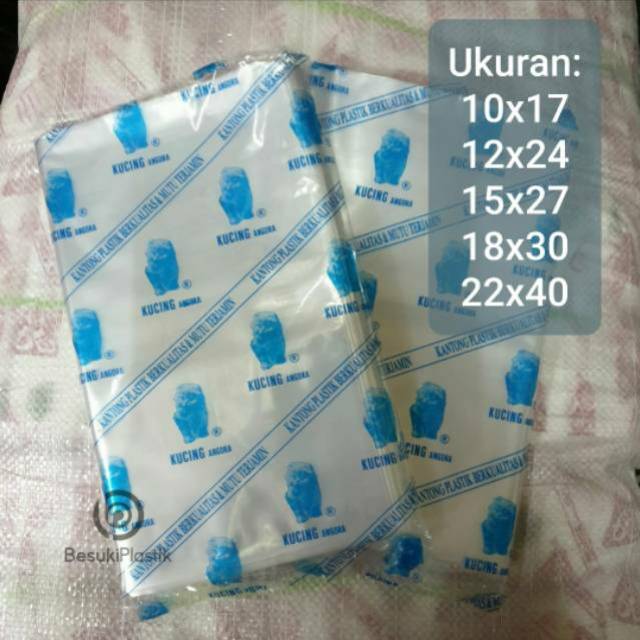 PP Kucing / PP Bening / Kantong Plastik PP Bening / Kantong Plastik Snack