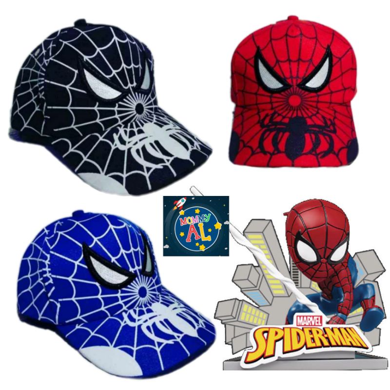 TOPI ANAK KARAKTER/SPIDERMAN/BOBOIBOY/AVENGER/topi spiderman anak laki laki/baju spiderman anak laki laki/sepatu spiderman anak laki laki/topi anak spiderman cowok/spiderman anak/Topi Basebal Anak