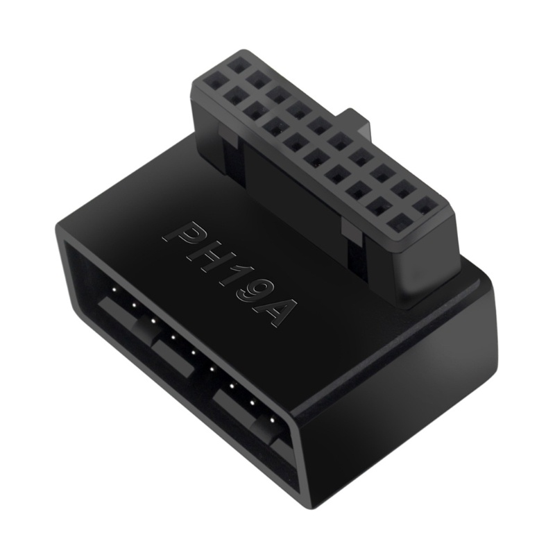 Btsg Desktop Motherboard Usb3.0 19pin/20pin Socket Adaptor Siku Kemudi 90derajat