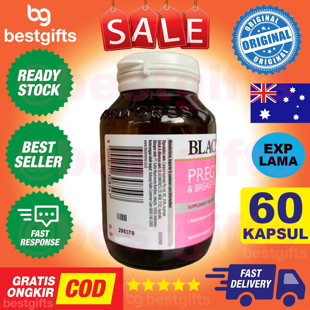 BLACKMORES PREGNANCY &amp; BREAST FEEDING BREASTFEEDING GOLD - 60 KAPSUL