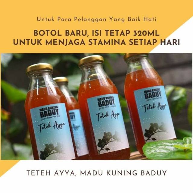 

Madu Kuning Baduy Teteh Ayya