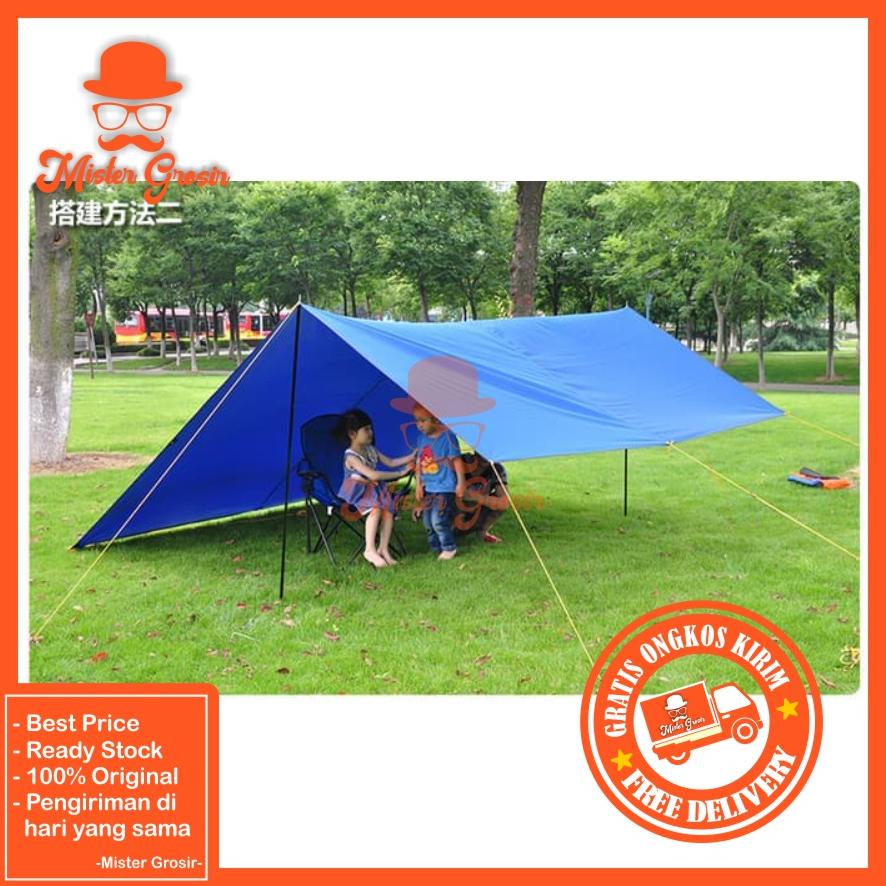 Tiang Flysheet Alumunium Tarptent Awning Tenda Mobil Camping Campervan Tarp Tent