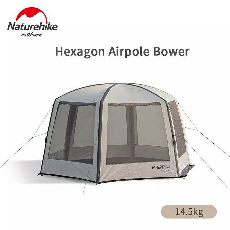 TENDA HEXAGONAL INFLATABLE NATUREHIKE NH20TM002 // TENDA CAMPING GLAMPING NATUREHIKE