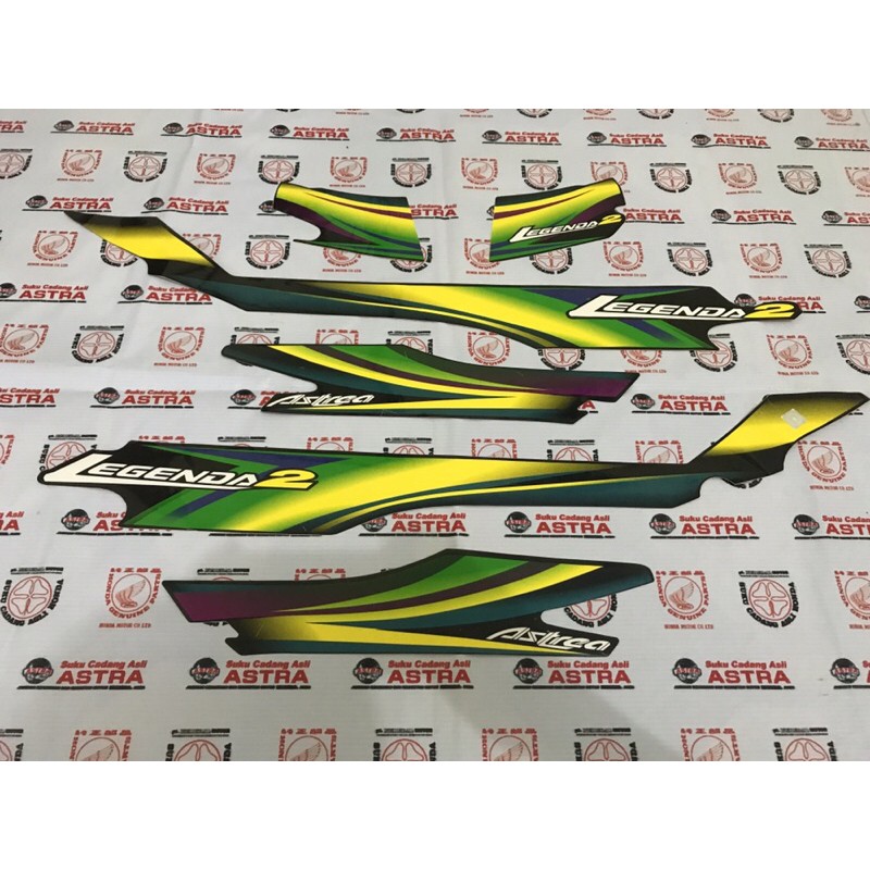 Striping Astrea Legenda 2 Legenda2 Kuning Hijau