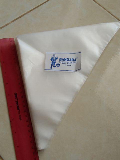 Plastik Segitiga 24x24 @100pcs/pipping Bag Murah/pipping Bag Plastik