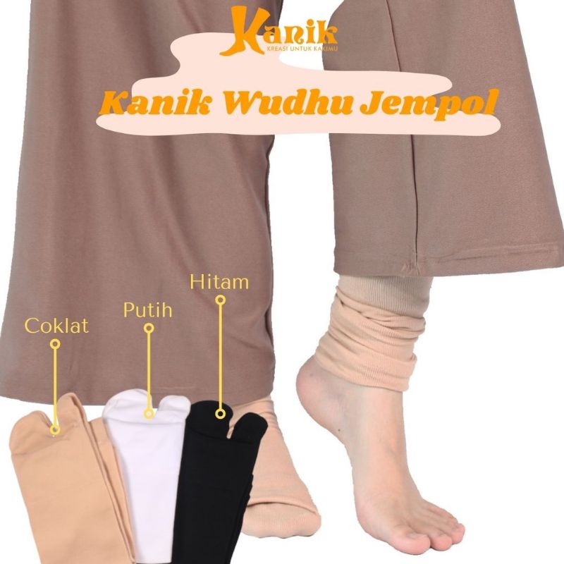 Kaos Kaki Wanita Muslim Wudhu Jempol By Kanik | Kaos Kaki Wupol Kanik