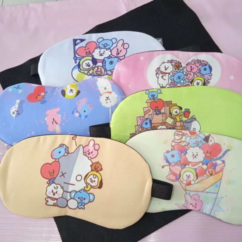 Penutup mata gel | Penutup mata karakter BTS