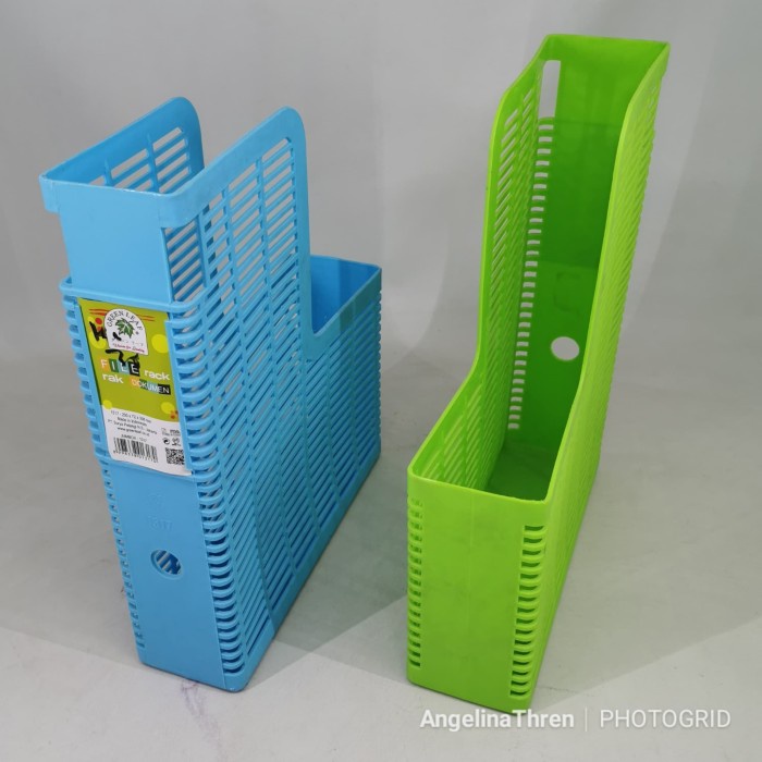 

File rack Green Leaf 25x72x30CM / rak dokumen / binder dokumen GL - Biru