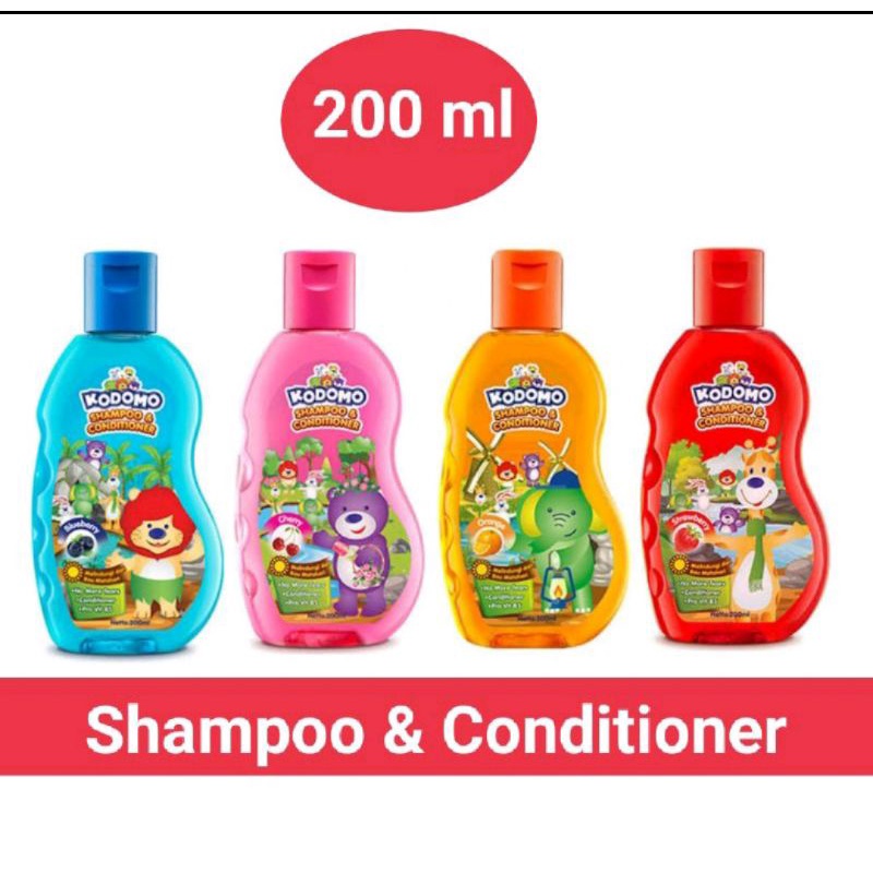 Kodomo Body Wash/Shampoo 200ml