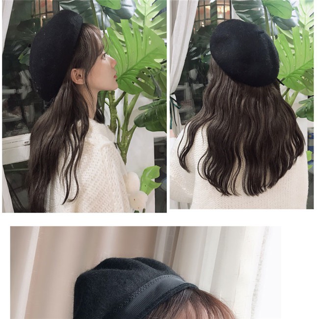 Korea fashion wol baret perempuan siswa baru