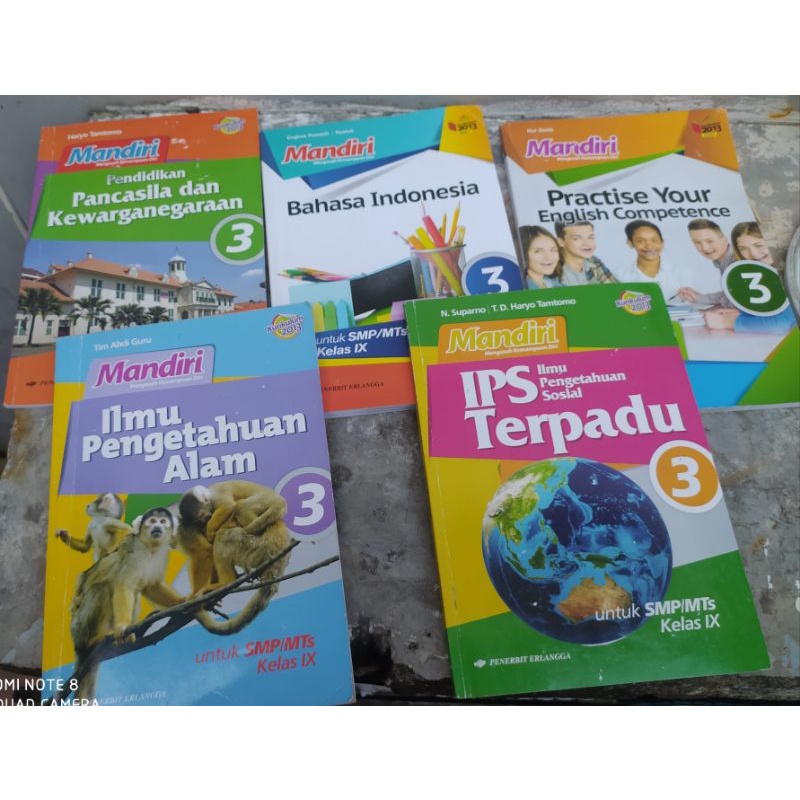 PRELOVED BUKU ERLANGGA MANDIRI KELAS 9