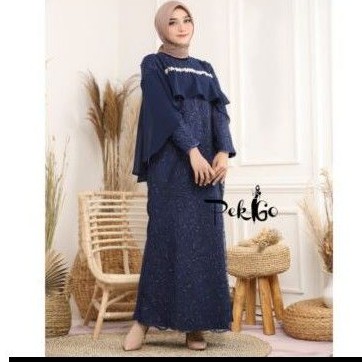 dress lebaran Senja Dress Pekgo apparel NEW size L