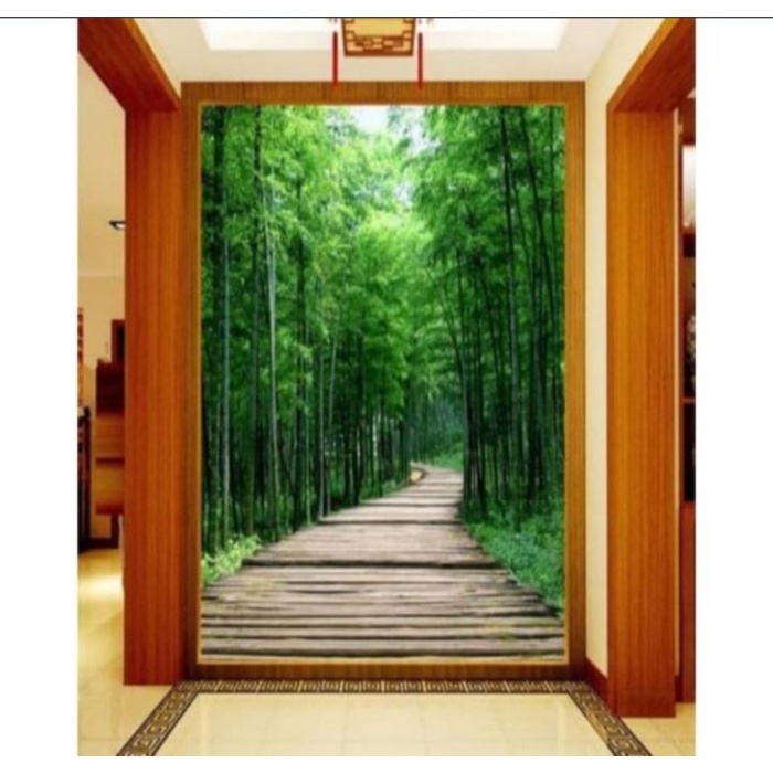 WALLPAPER DINDING WALLPAPER 3D CUSTOM PEMANDANGAN - VINYL DOFF