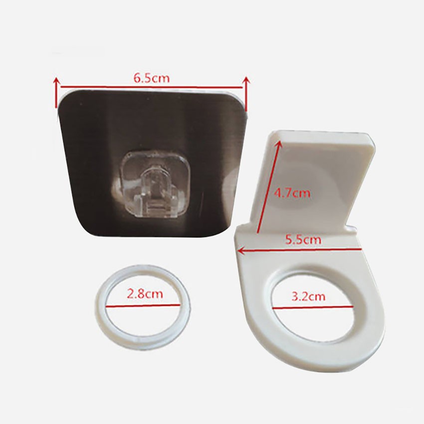 Shower Gel Rack Gantungan Botol Sabun Cair Braket Hand Sanitizer