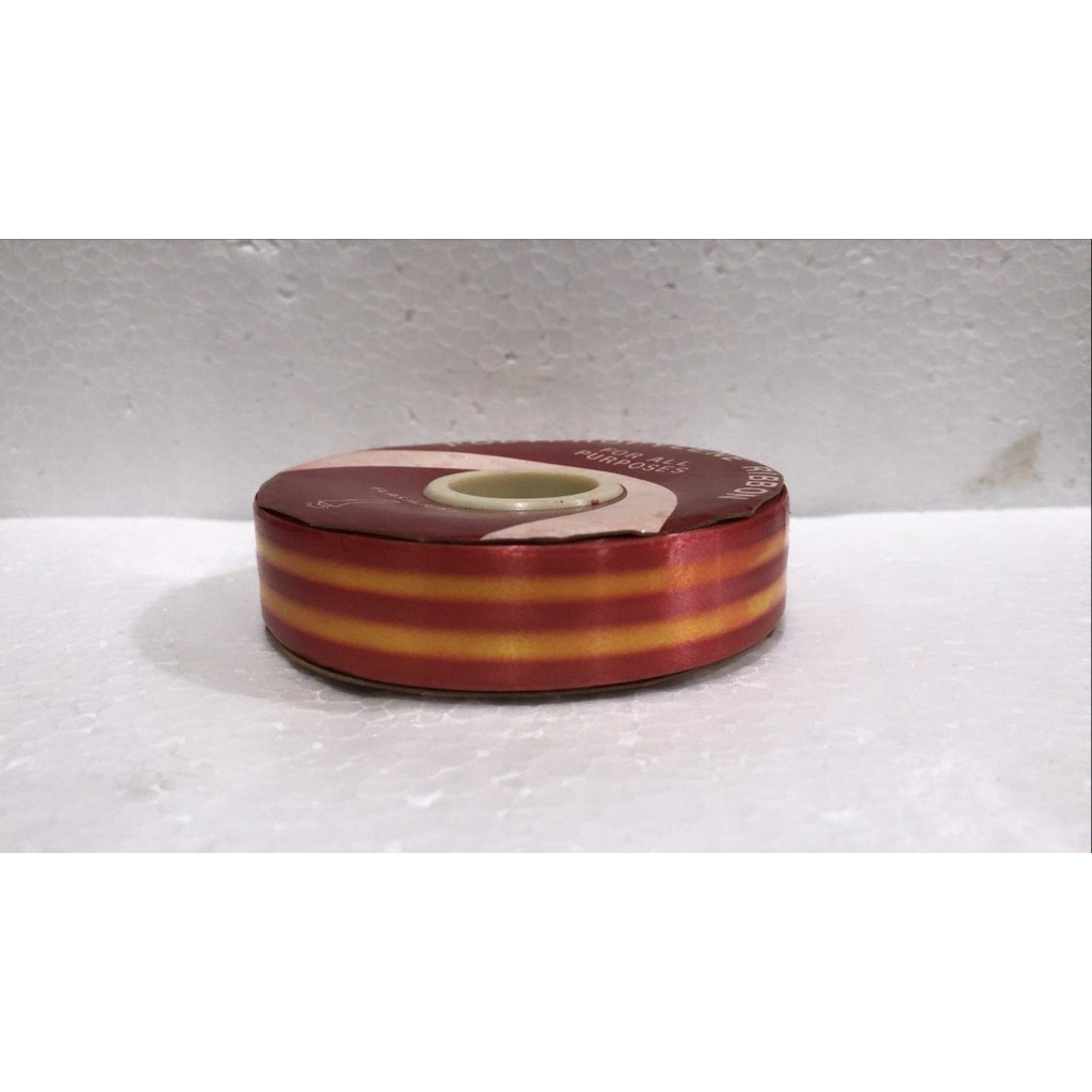 

Pita Kado Plastik kombinasi warna Minton Ribbon 1,8 cm ( per meter )