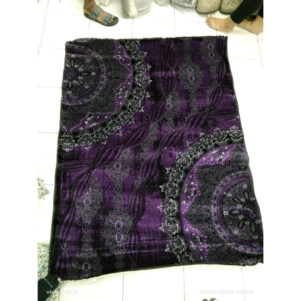 Karpet permadani dare purpleblack 120 x 160 cm