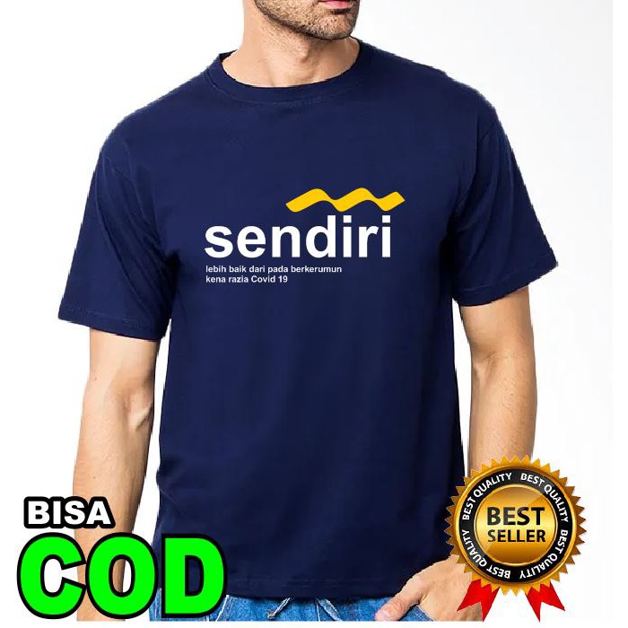 Kaos Logo Bank Mandiri Plesetan Sendiri