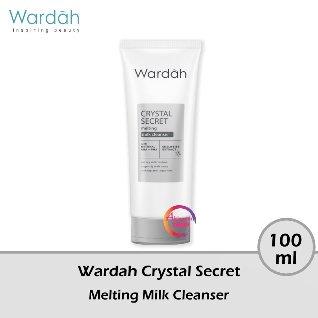 Paket Wardah Crystal Secret 6pcs (Serum 20ml+Day Cream 15ml+Night Cream 15ml+Toner 125ml+Milk Cleanser 100ml+Foam 100ml)