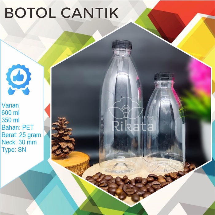 PROMO ECER Botol Cantik All Varian/ Botol Cantik 600ml / Botol Cantik 350ML / Botol Plastik Cantik 3