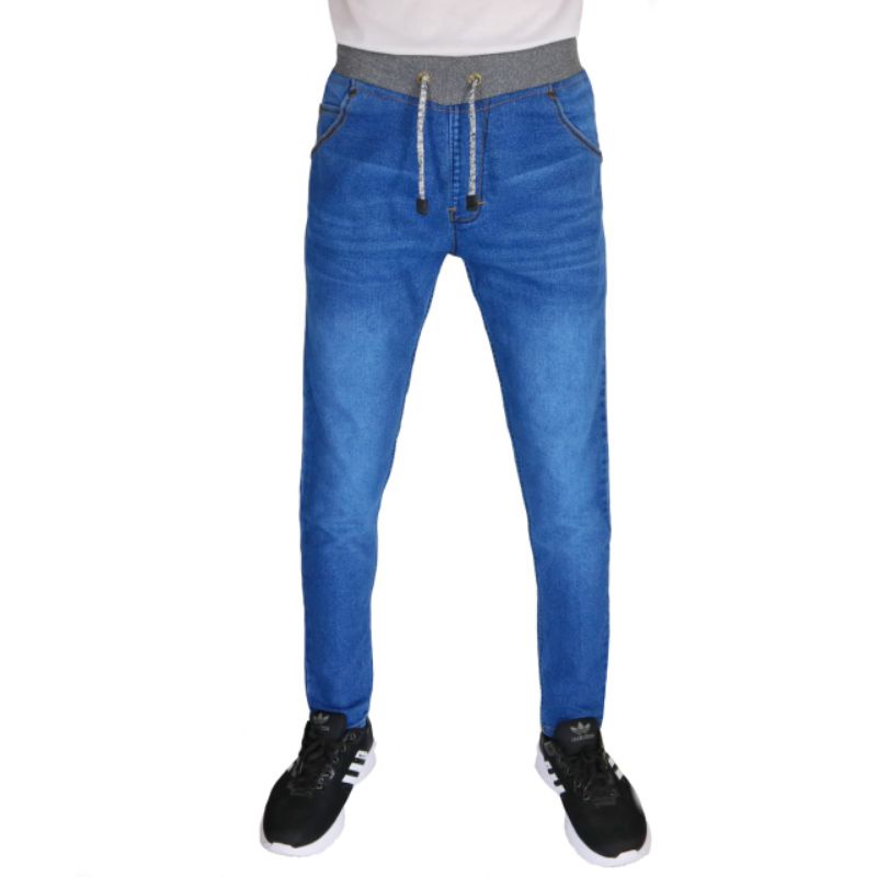 celana jeans panjang pria Jogger