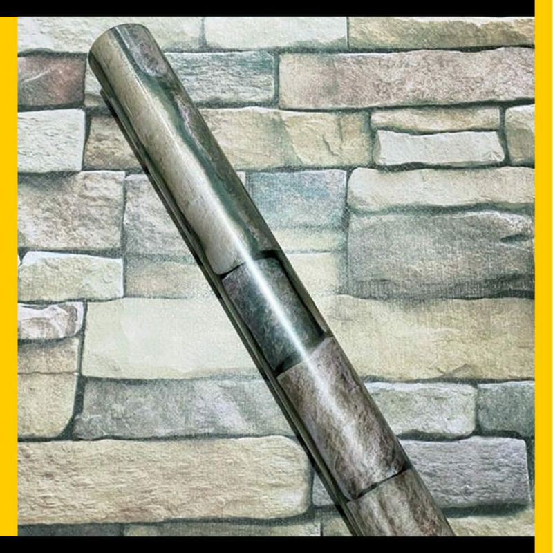 Wallpaper dinding motif batu